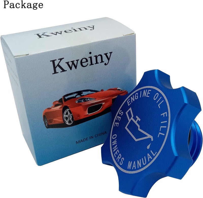 kweiny Engine Oil Filler Cap Aluminum Compatible with Chrysler Dodge Jeep Ram Mitsubishi Mini 1993-2020 - Image 2